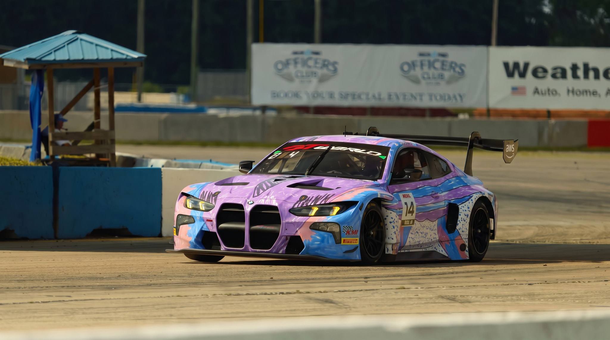 Archer's livery rendered on the car