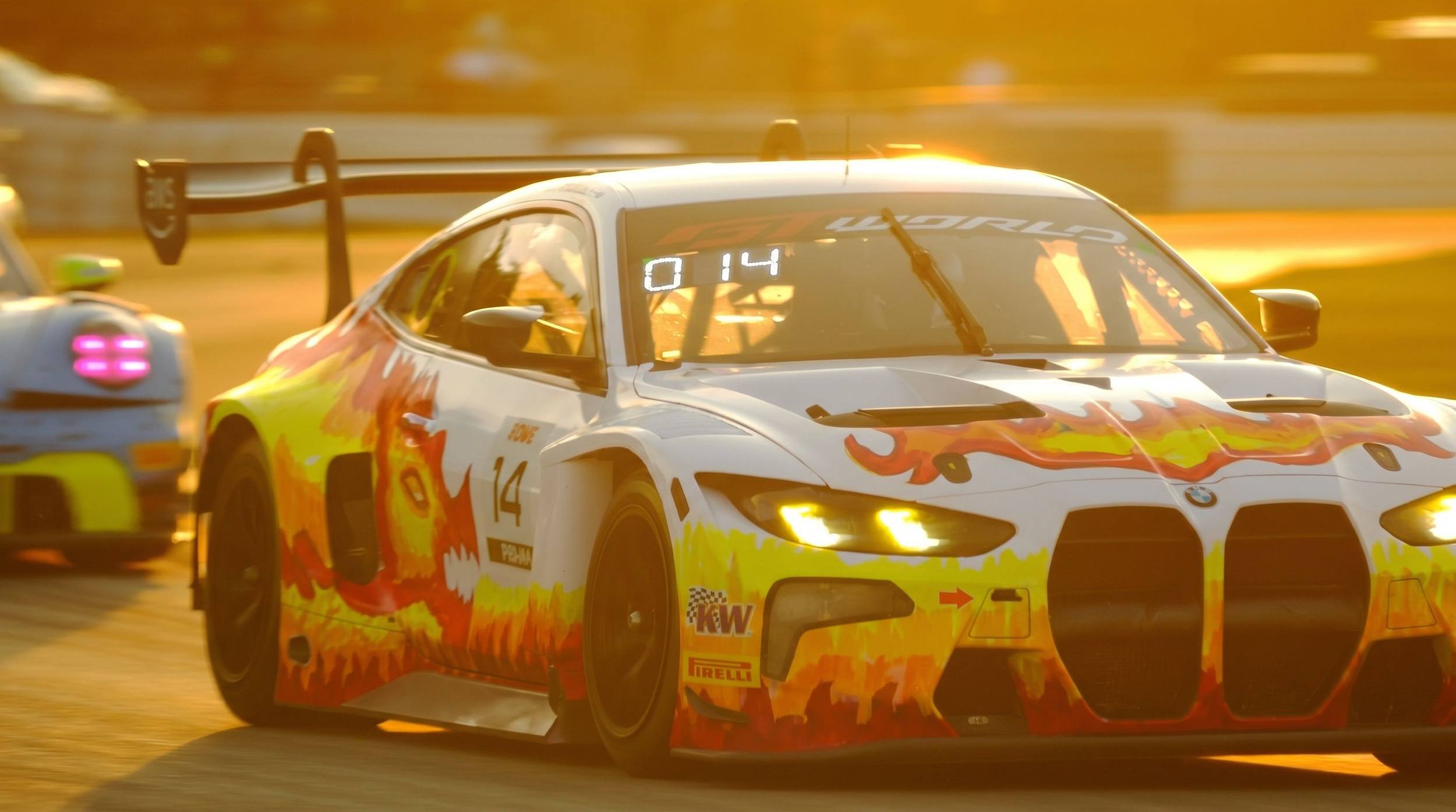 Adrianna's livery rendered on the car