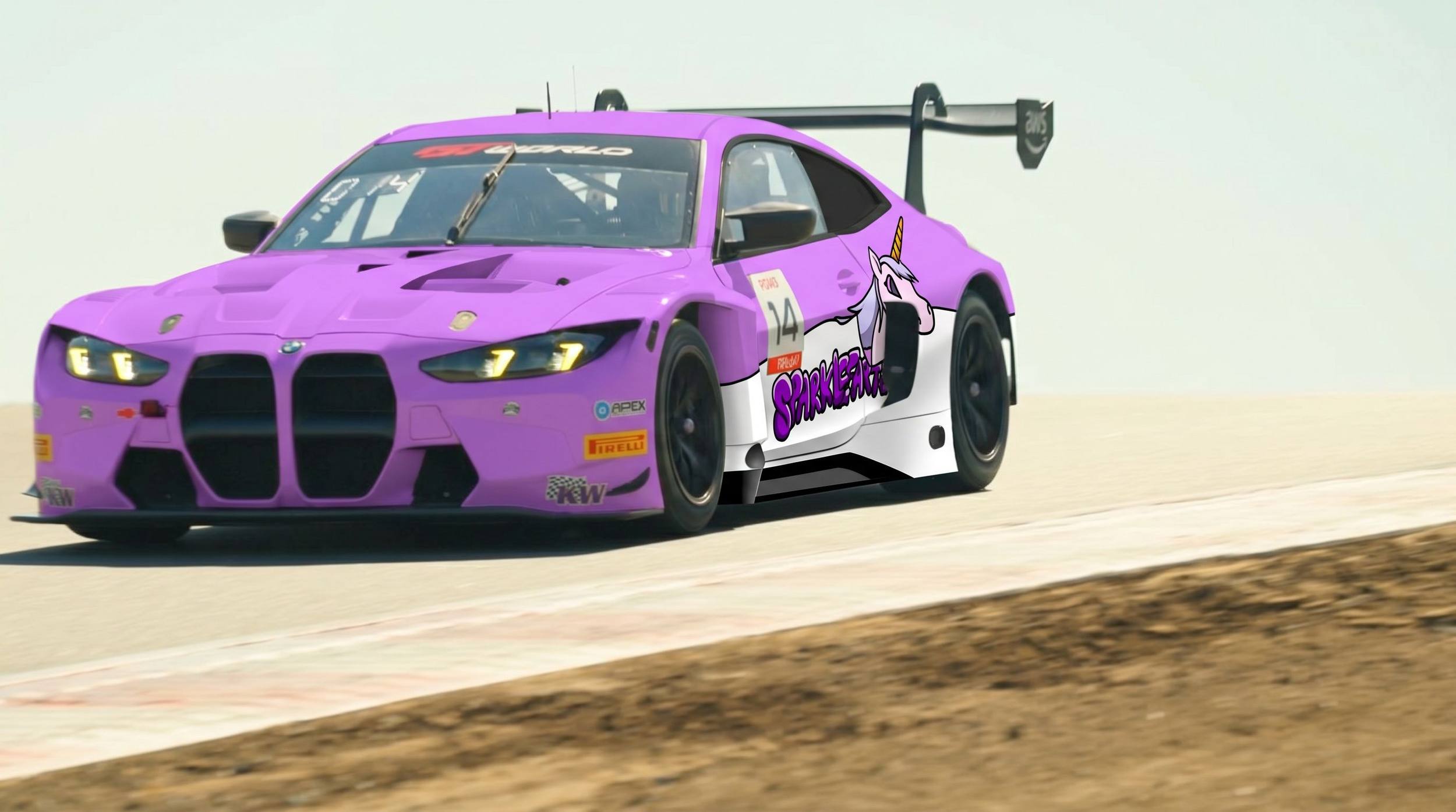 Jack's livery rendered on the car
