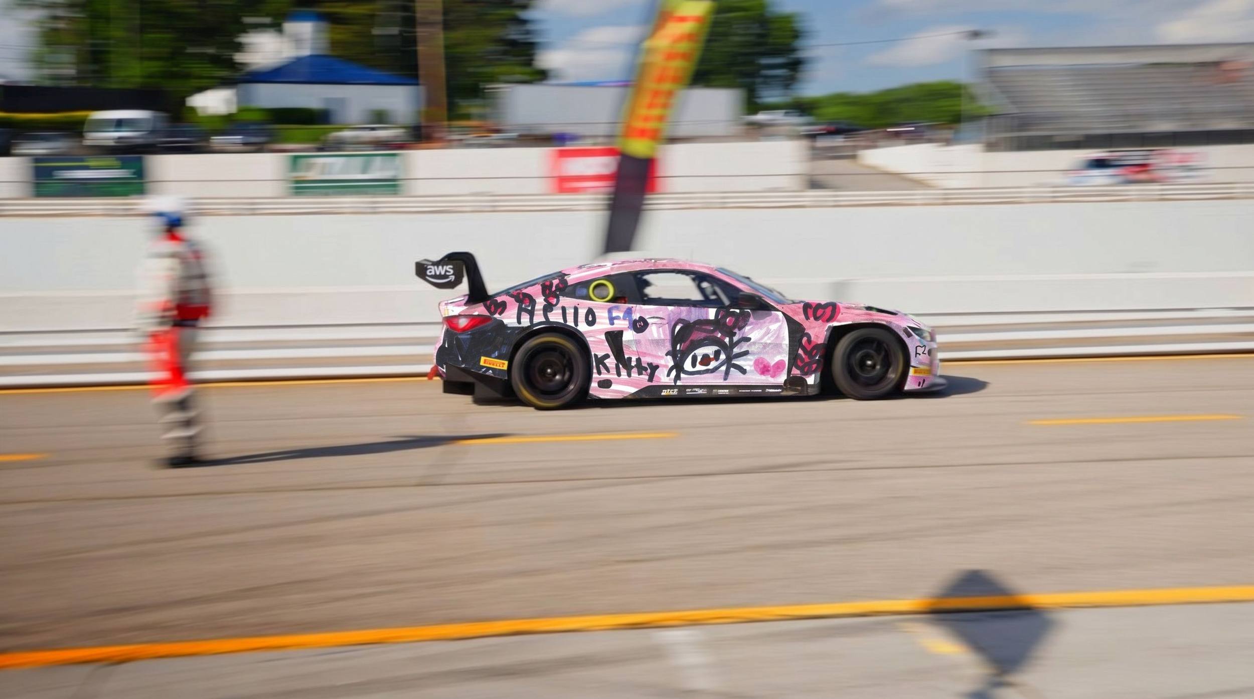 Nova's livery rendered on the car